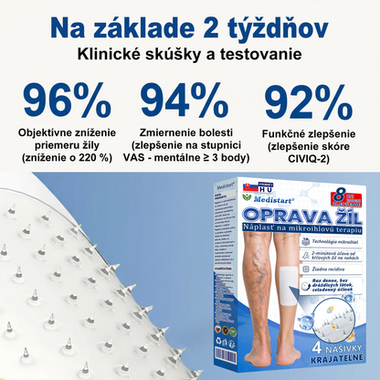 👨‍⚕️✅ Medistart® VeinRepair – mikroihličková ošetrujúca náplasť ⚡ Okamžitá úľava, dlhotrvajúci výsledok