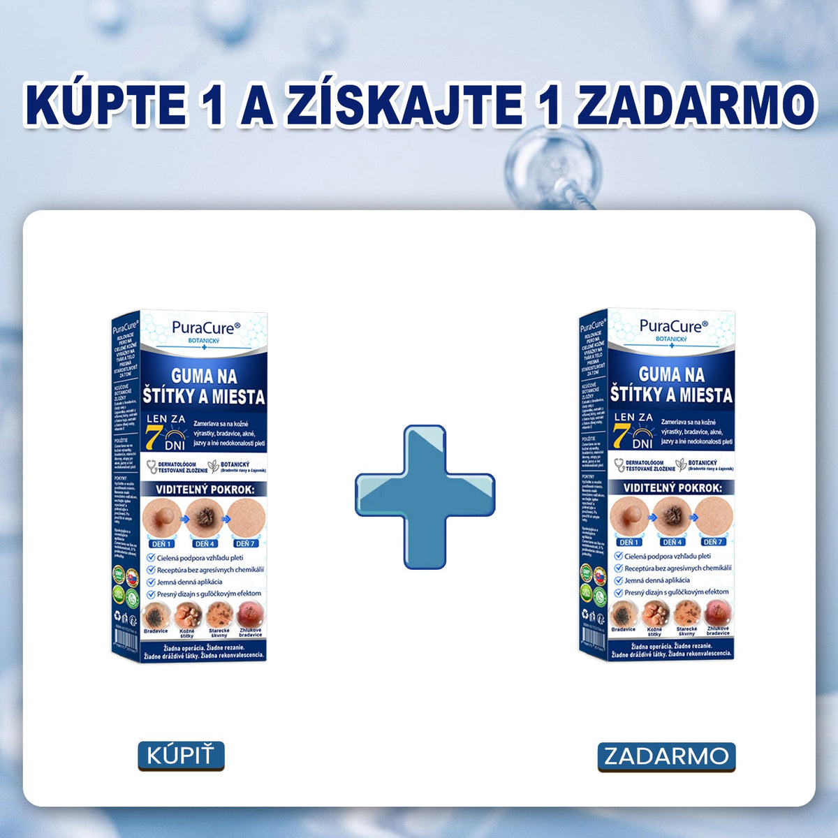 PuraCure® 👩‍⚕️ 7-dňové pero na odstraňovanie kožných výrastkov a znamienok – bezbolestný a bez jaziev, profesionálny valčekový aplikátor