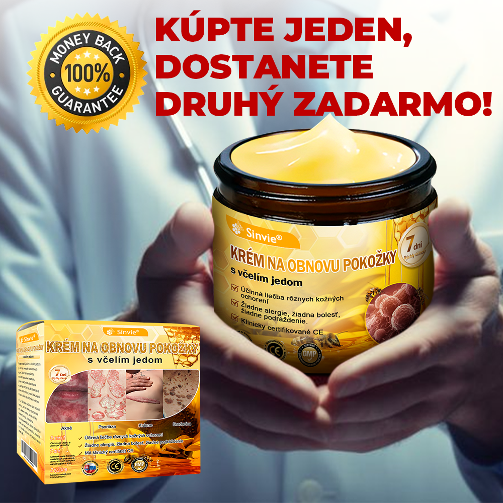 🔥Sinvie® regeneračný krém s včelím jedom | 50 ml | Odporúčaný Slovenskou dermatovenerologickou spoločnosťou