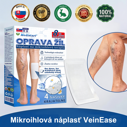 👨‍⚕️✅ Medistart® VeinRepair – mikroihličková ošetrujúca náplasť ⚡ Okamžitá úľava, dlhotrvajúci výsledok