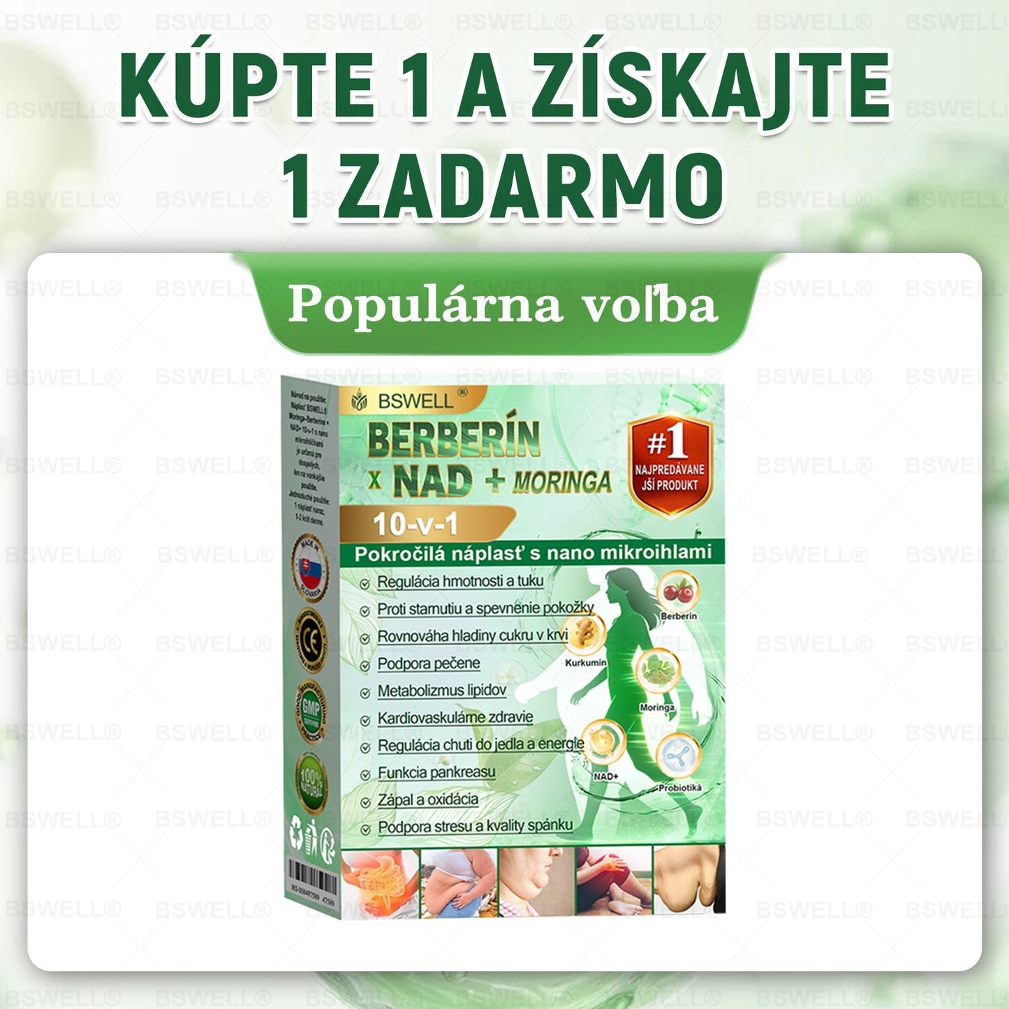 📢📢BSWELL® Nano mikronidla chudnúci náplasť (Rýchlo raz denne, viditeľné zmeny do 28 dní) ✅ Pre obezitu, kardiovaskulárne zdravie, cukrovku, spánkovú apnoe, zdravie kĺbov, problémy s kĺbmi a ďalšie